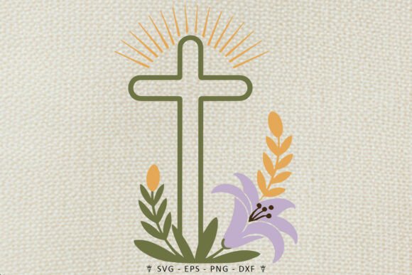 Floral Christian Cross SVG Review
