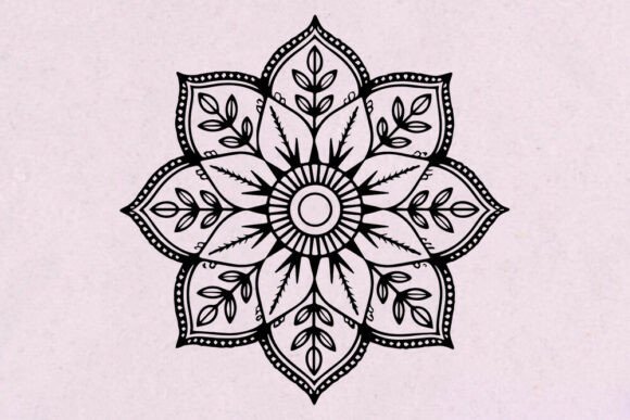 Mandala SVG Design -Floral Mandala Cut